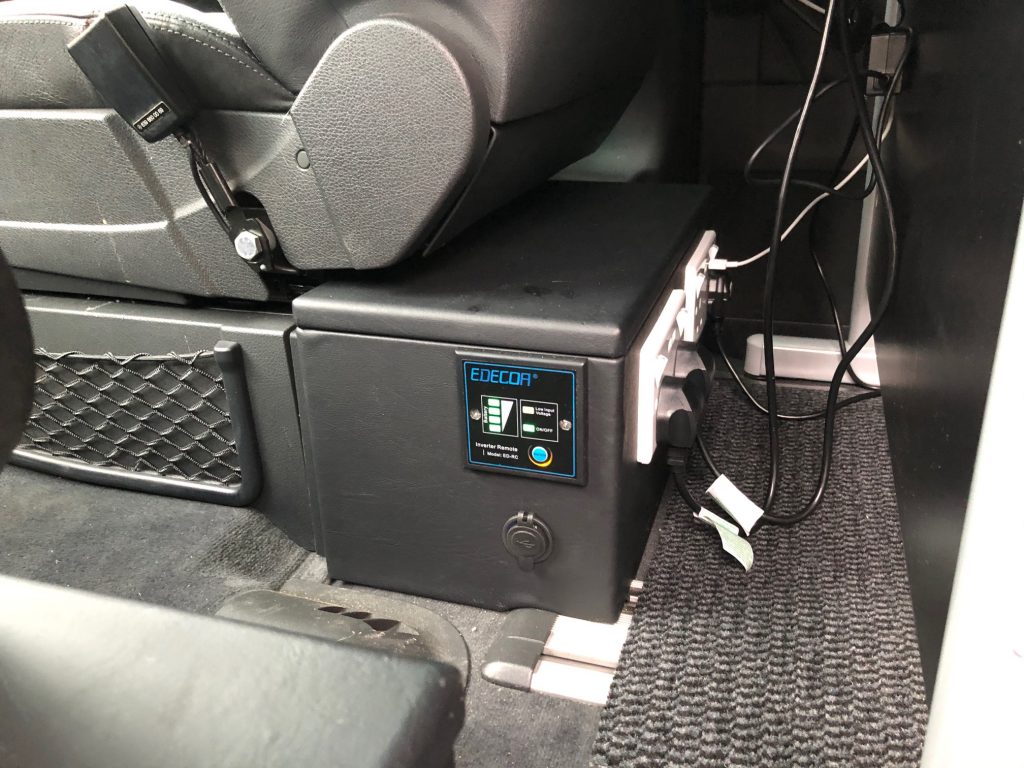 mobile van setup