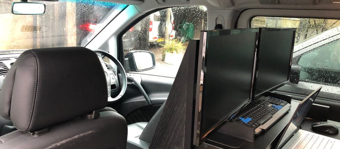 Mobile van set up